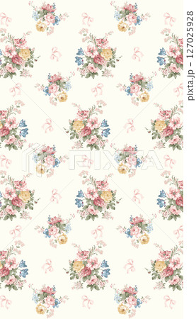 Whimsical Flower Motif Series for Aesthetic Projects 127025928
