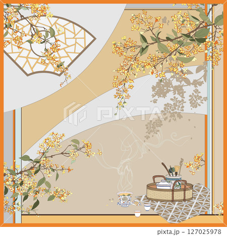 Whimsical Flower Motif Series for Aesthetic Projects Whimsical Flower Motif Series for Aesthetic Projects 127025978