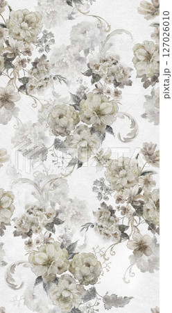 Graceful Floral Pattern Compilation for Home Decor 127026010
