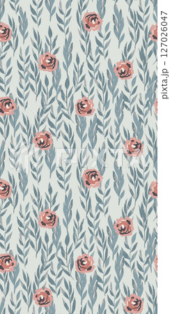 Graceful Floral Pattern Compilation for Home Decor 127026047