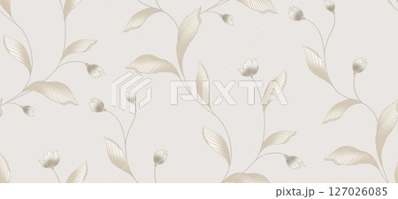 Graceful Floral Pattern Compilation for Home Decor 127026085