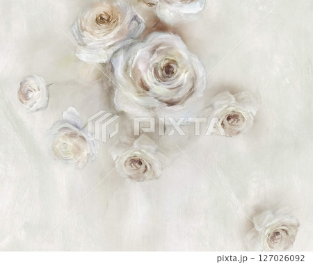 Graceful Floral Pattern Compilation for Home Decor 127026092