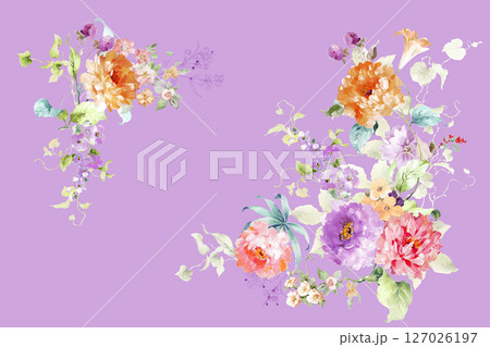 Artistic Botanical Print Set for Creative Design Artistic Botanical Print Set for Creative Design 127026197