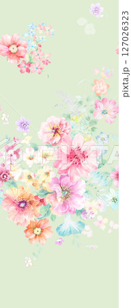 Sweet Floral Design Assortment for Light Aesthetics 127026323
