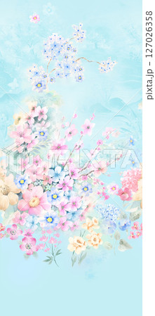 Stylish Flower Pattern Series for Creative Spaces Stylish Flower Pattern Series for Creative Spaces 127026358
