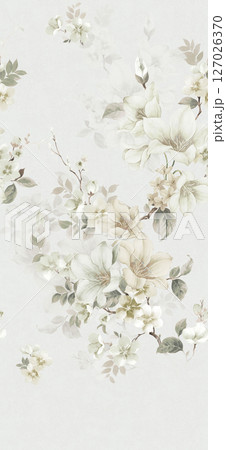 Stylish Flower Pattern Series for Creative Spaces 127026370