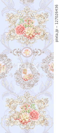 Stylish Flower Pattern Series for Creative Spaces Stylish Flower Pattern Series for Creative Spaces 127026436