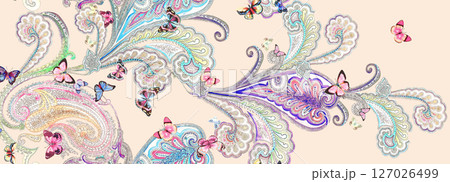 Serene Botanical Pattern Collection for Calming Decor 127026499