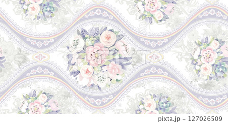 Serene Botanical Pattern Collection for Calming Decor 127026509