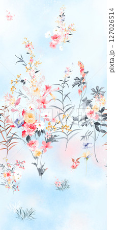 Serene Botanical Pattern Collection for Calming Decor Serene Botanical Pattern Collection for Calming Decor 127026514