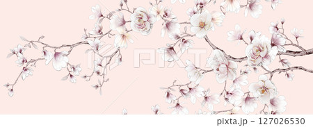 Serene Botanical Pattern Collection for Calming Decor Serene Botanical Pattern Collection for Calming Decor 127026530