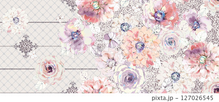 Serene Botanical Pattern Collection for Calming Decor Serene Botanical Pattern Collection for Calming Decor 127026545
