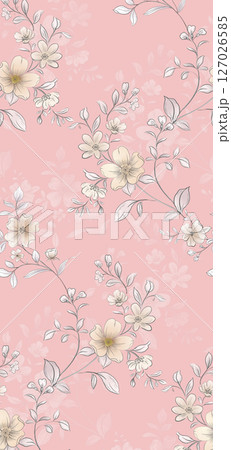 Serene Botanical Pattern Collection for Calming Decor 127026585