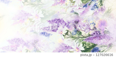 Serene Botanical Pattern Collection for Calming Decor 127026616