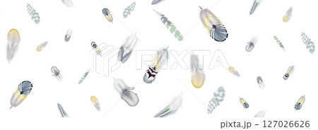 Serene Botanical Pattern Collection for Calming Decor 127026626