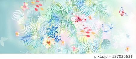 Serene Botanical Pattern Collection for Calming Decor Serene Botanical Pattern Collection for Calming Decor 127026631