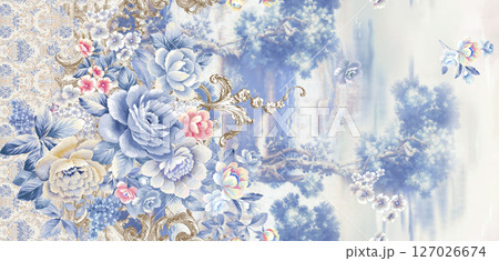 Lovely Flower Pattern Assortment for Creative Aesthetics 127026674