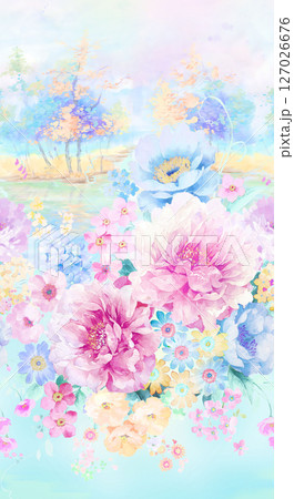 Lovely Flower Pattern Assortment for Creative Aesthetics 127026676