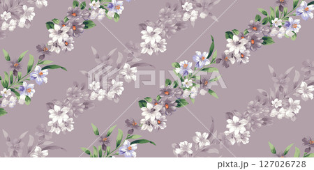 Lovely Flower Pattern Assortment for Creative Aesthetics 127026728