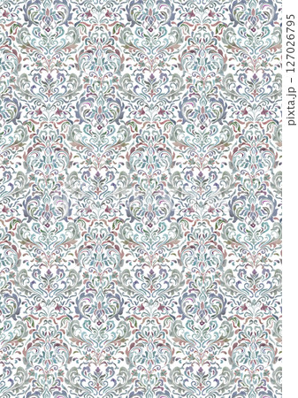 Handpainted Watercolor Floral Pattern Collection Handpainted Watercolor Floral Pattern Collection 127026795