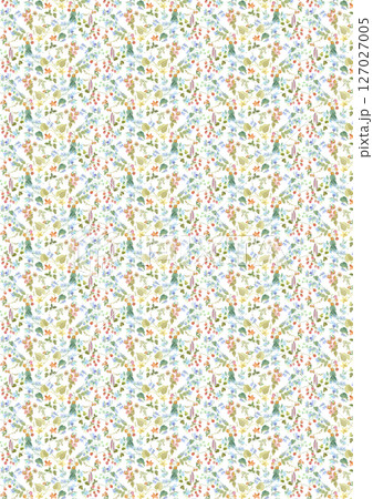 Artistic Watercolor Flower Motif Assortment 127027005