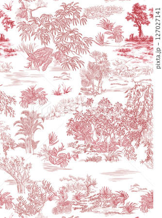 Whimsical Handdrawn Watercolor Floral Designs 127027141