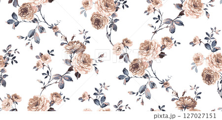 Whimsical Handdrawn Watercolor Floral Designs Whimsical Handdrawn Watercolor Floral Designs 127027151