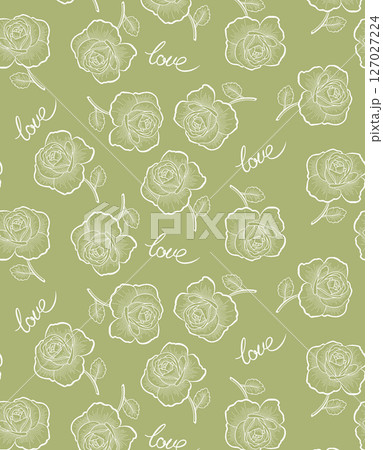 Delicate Watercolor Flower Pattern Series Delicate Watercolor Flower Pattern Series 127027224