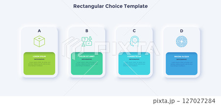 Modern Business Illustration Infographic Template 127027284