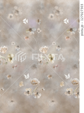 Charming Watercolor Floral Motif Collection Charming Watercolor Floral Motif Collection 127027303