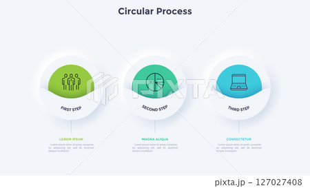 Modern Business Illustration Infographic Template Modern Business Illustration Infographic Template 127027408