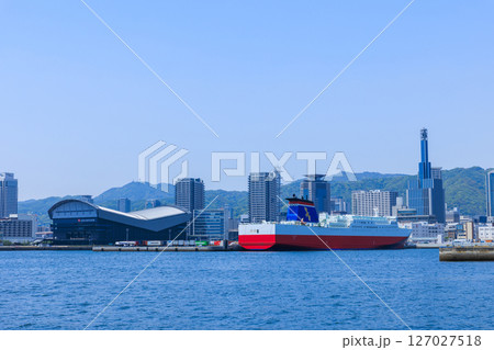 神戸の街並み　三宮方面 (兵庫県神戸市中央区) 127027518