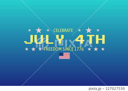 Celebrate July 4th Freedom Retro Poster Celebrate July 4th Freedom Retro Poster 127027530