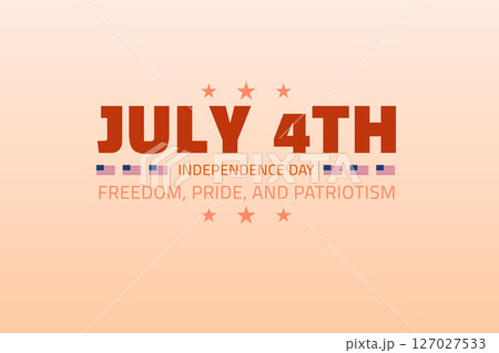 July 4th Independence Day Modern Poster July 4th Independence Day Modern Poster 127027533