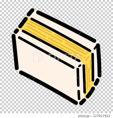 Handwritten_Dashimaki egg sandwich_vector_02 127027922