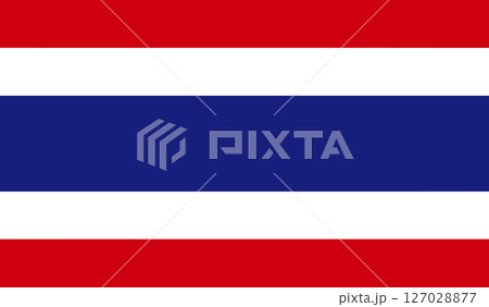 FLAG OF THAILAND 127028877