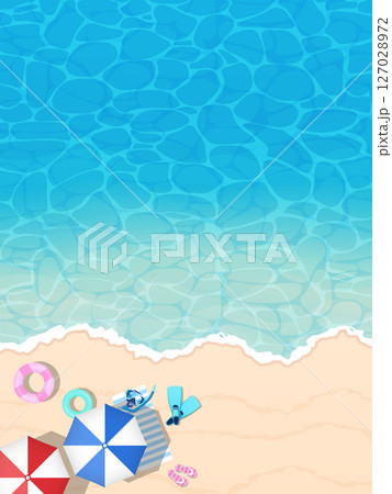 美しい海と波打ち際 美しい海と波打ち際 127028972