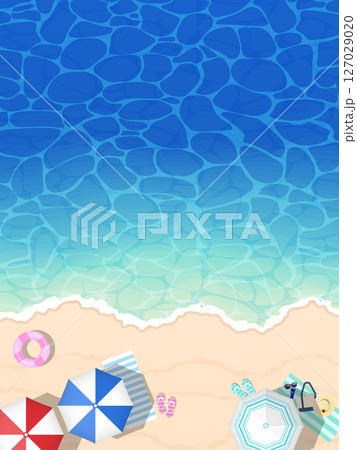 美しい海と波打ち際 美しい海と波打ち際 127029020