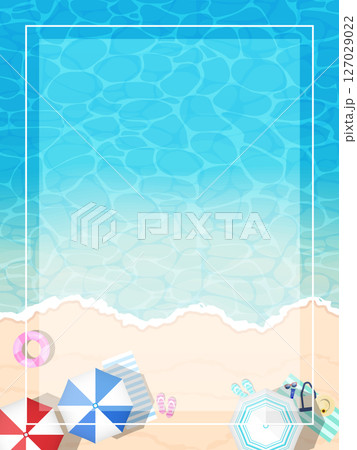 美しい海と波打ち際 美しい海と波打ち際 127029022