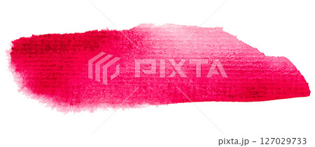 Vibrant red and pink watercolor brushstroke texture Vibrant red and pink watercolor brushstroke texture 127029733
