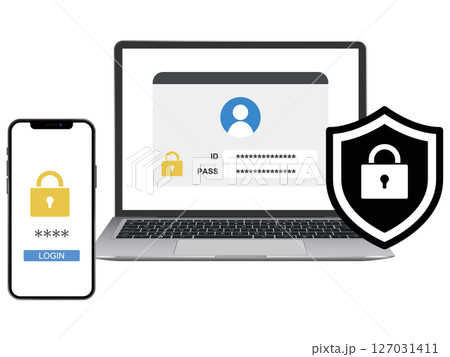 サイバーセキュリティイメージ 127031411