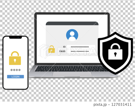 サイバーセキュリティイメージ 127031411