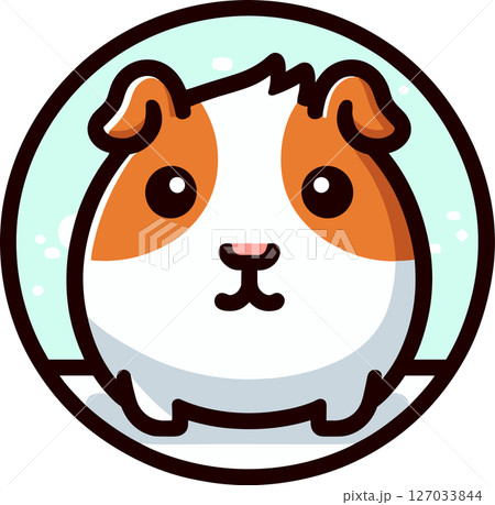 かわいいモルモットのアイコン 127033844