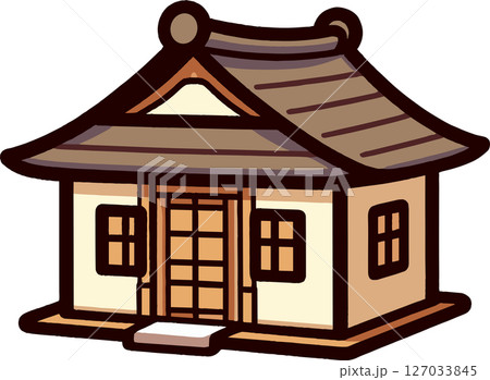 和風な建物のイラスト 127033845