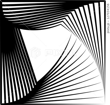 Square rotating blend line modern design, tech, digital, innovation, future 127034156