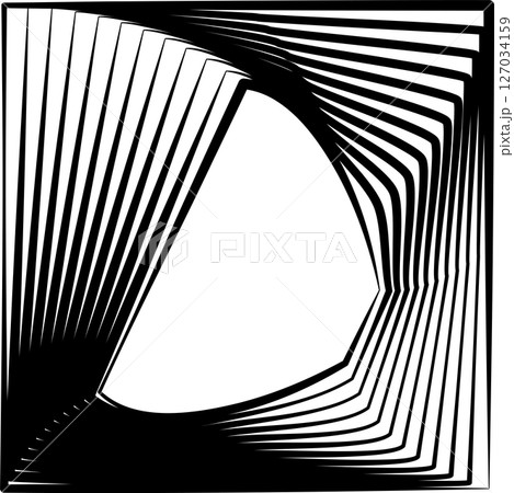Square rotating blend line modern design, tech, digital, innovation, future Square rotating blend line modern design, tech, digital, innovation, future 127034159