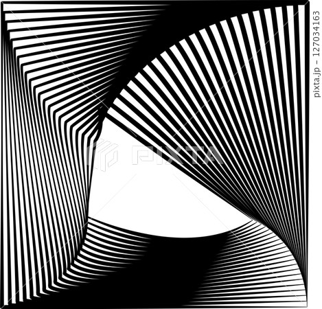 Square rotating blend line modern design, tech, digital, innovation, future 127034163