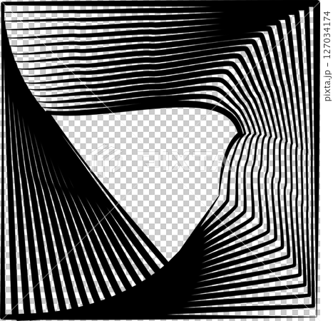 Square rotating blend line modern design, tech, digital, innovation, future 127034174