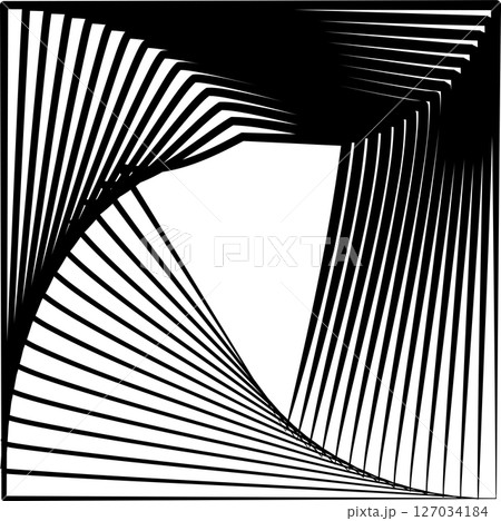 Square rotating blend line modern design, tech, digital, innovation, future Square rotating blend line modern design, tech, digital, innovation, future 127034184