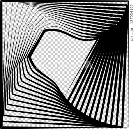 Square rotating blend line modern design, tech, digital, innovation, future Square rotating blend line modern design, tech, digital, innovation, future 127034196